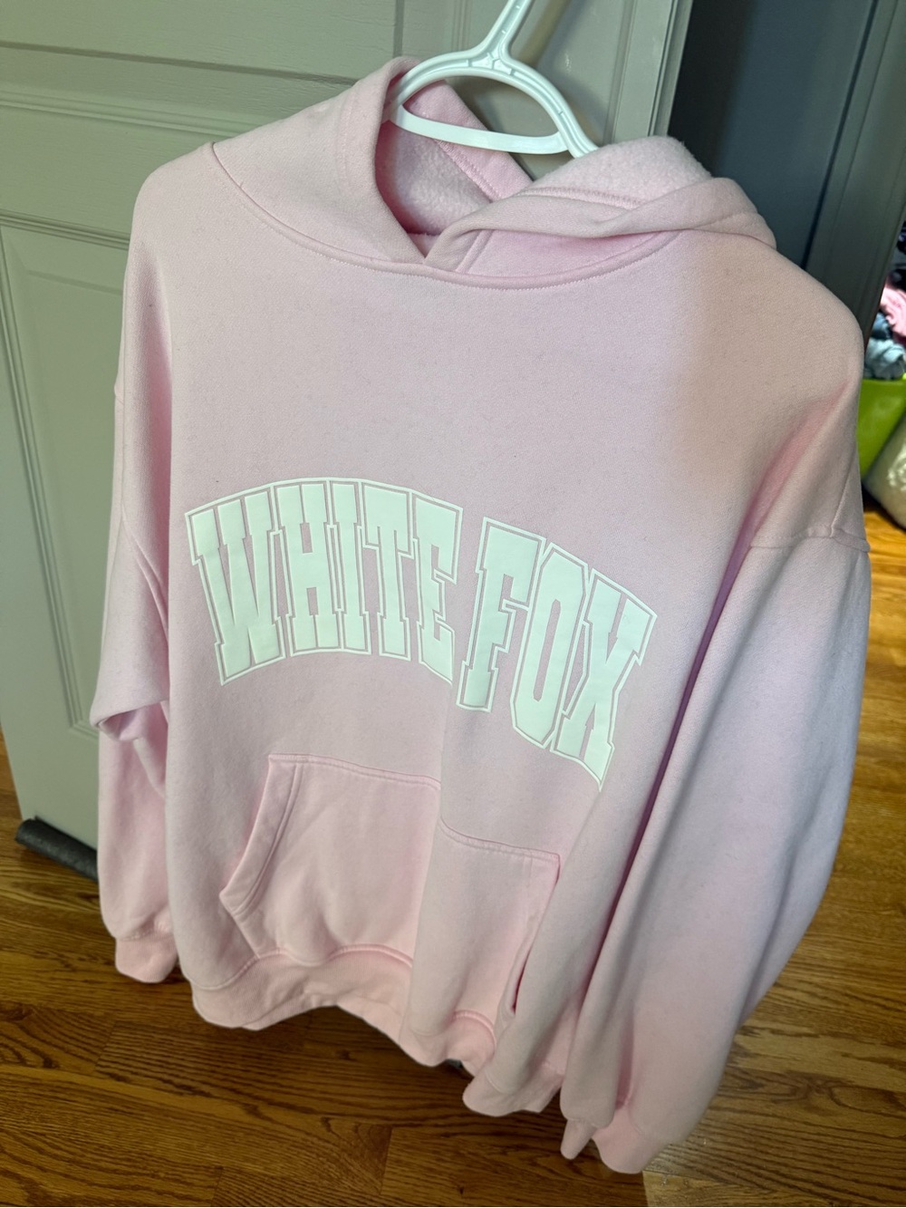Whitefox boutique Pink hoodie Sweatshirt